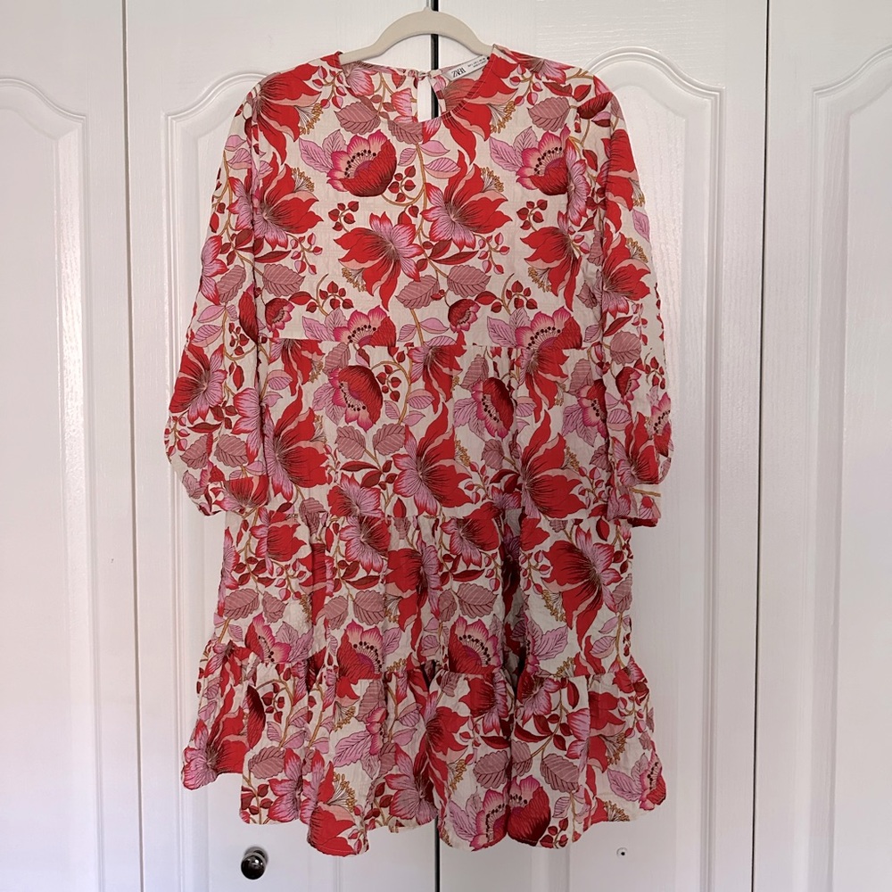 Zara flower dress